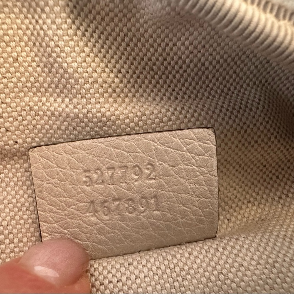 Gucci White Belt Bag with Navy and Red Strap - Picture 8 of 12